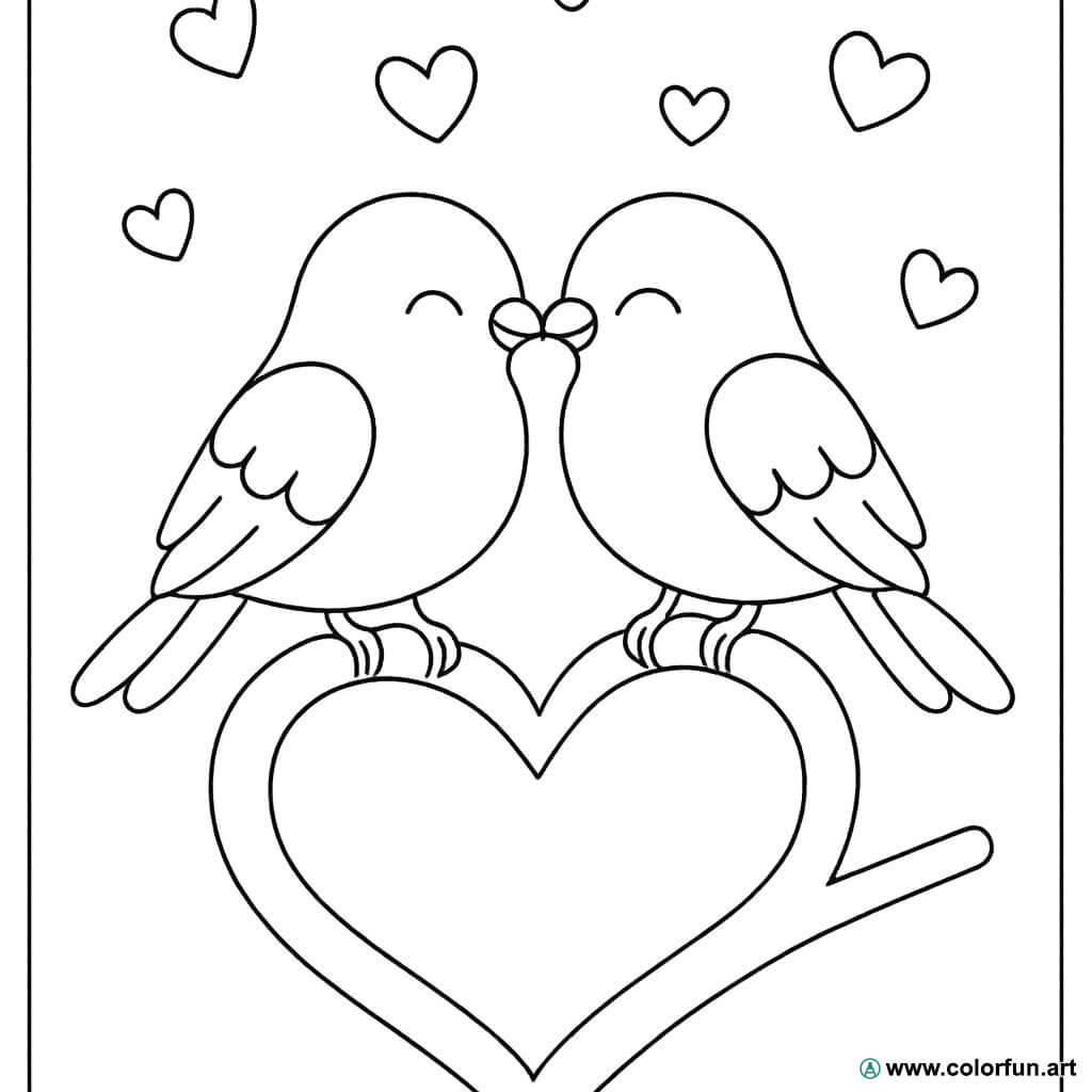 Desenhos para colorir do amor e do coração Para Baixar ou Imprimir  gratuitamente, image size:1024x1024