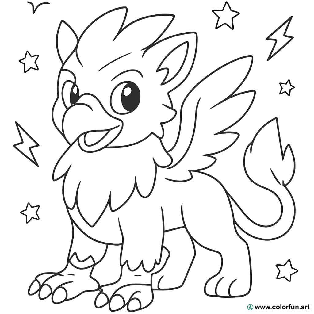 Desenhos para colorir criativos de Pokémon Para Baixar ou Imprimir  gratuitamente, image size:1024x1024