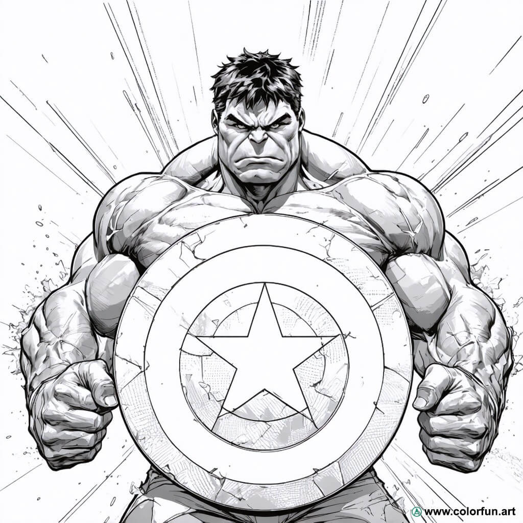 Hoja Para Colorear De Dibujos Animados De Hulk Hoja Para Colorear De Dibujos Animados De Hulk