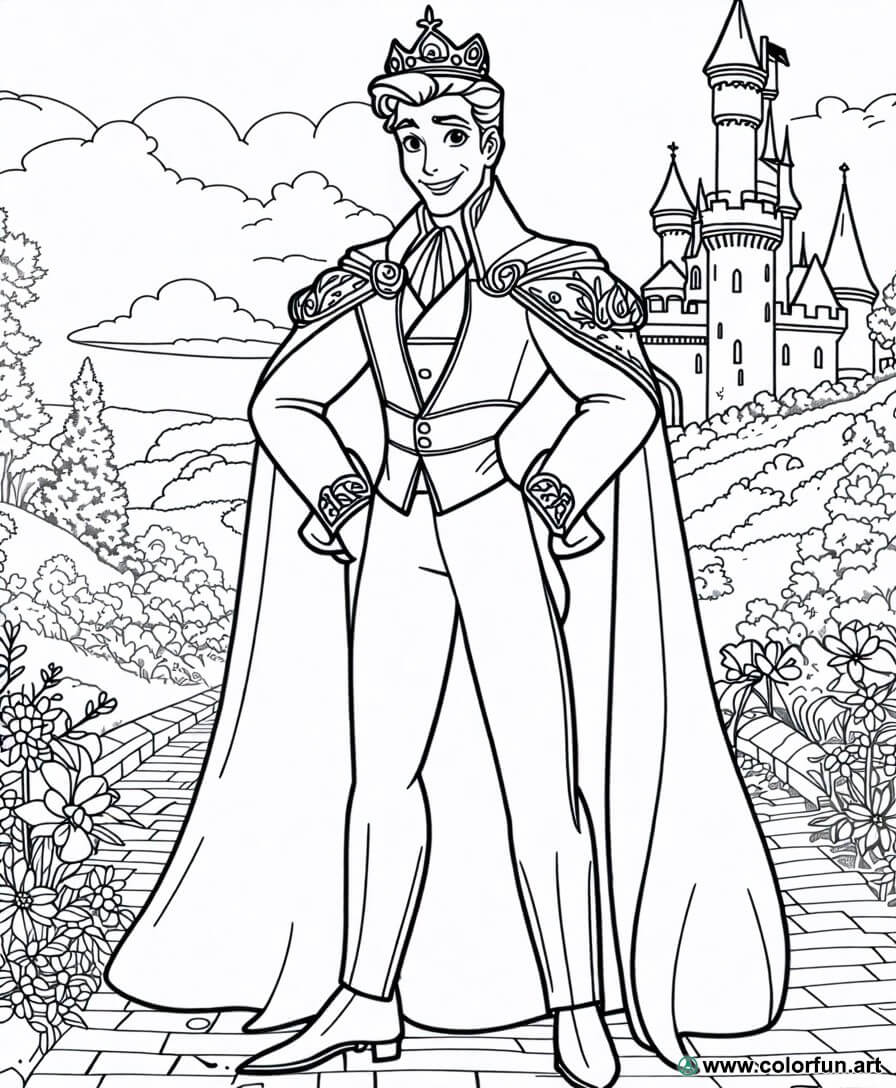 Coloriages Prince