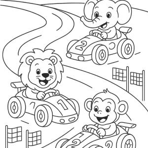 22 Coloring Pages Of Car Racing - Free Coloring Pages for Kids ...