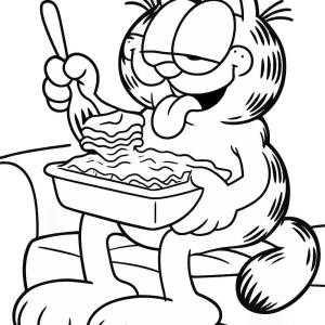 kolorowanka garfield i jego przygody