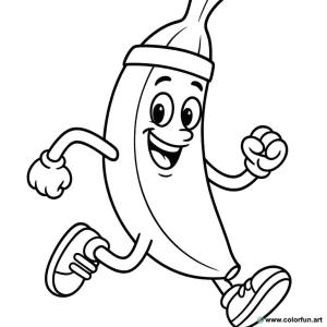 kolorowanka banan stumble guys