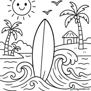 kolorowanka surf jo