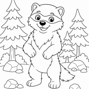 coloriage wolverine enfant
