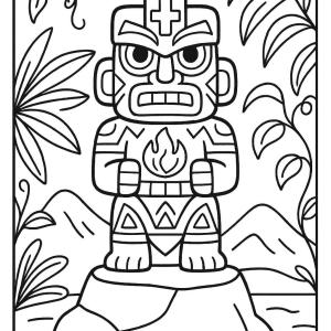 kolorowanka koh lanta (program telewizyjny) totem