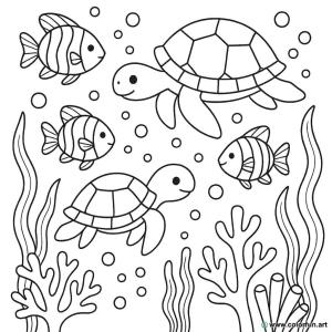 kolorowanka antystresowa morze i ocean