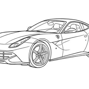 kolorowanka ferrari luksus
