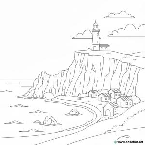 kolorowanka Portugalia Algarve