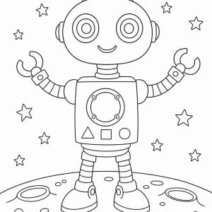 kolorowanka pozaziemski robot