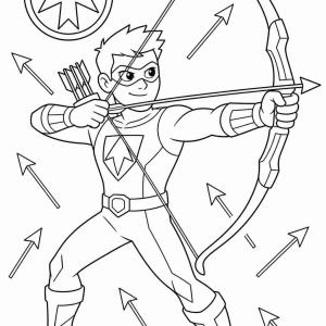 disegno da colorare Avengers Hawkeye