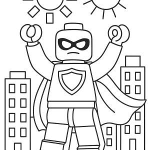 kolorowanka lego super bohaterowie