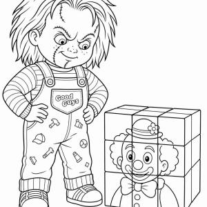 disegno da colorare intricato di Chucky
