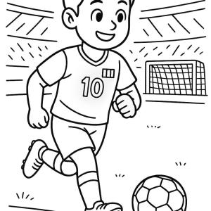 dibujo para colorear jugador de fútbol Francia
