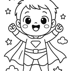 kolorowanka manga łatwa chibi
