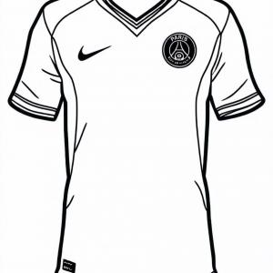 Coloriage De Maillot De Foot De Joueurs T l charger Ou Imprimer 