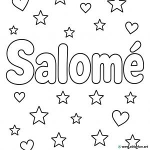 kolorowanka imię Salomé