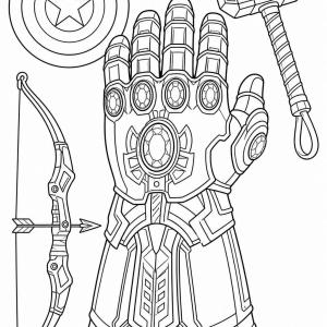 disegno da colorare Avengers: Il Guanto dell'Infinito