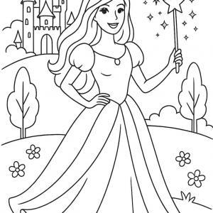 kolorowanka barbie magia