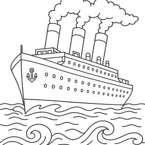 coloriage titanic aventure