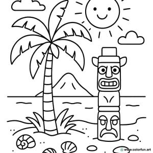 kolorowanka koh lanta (program tv) palma