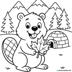 kolorowanka kanadyjskie
