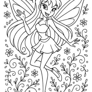 kolorowanka winx club stella