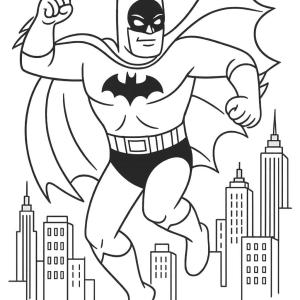 kolorowanka batman vintage