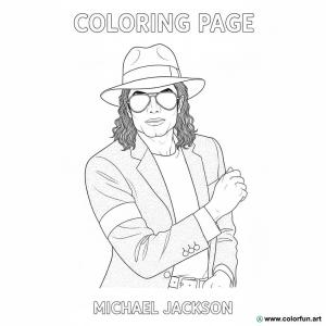 kolorowanka michael jackson okulary aviator