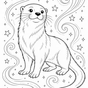 coloriage hermione granger patronus