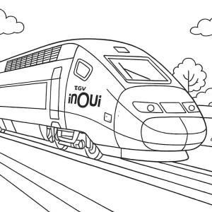 tgv inoui coloring page